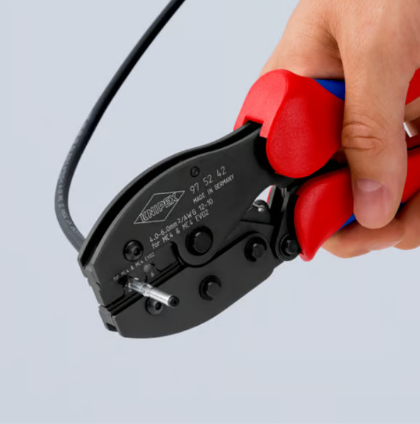 Knipex  PreciForce Krimptang voor MC4/MC4 EVO 2-connectors 97 52 42