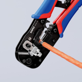 Knipex 97 51 13  Krimptangen voor RJ45-westernstekkers