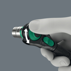 Wera Black Edition 8000 A SB Zyklop-ratel met 1/4"-aandrijving 05135880001