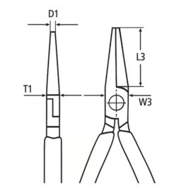 Knipex 22 01 160 Rondbuigtang