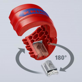 KNIPEX 90 22 10 BK BiX  Snijders voor kunststof buizen