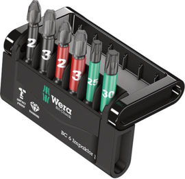Wera 05057695001 bitassortiment Bit-Check 6 Impaktor 1
