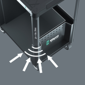 Wera 9700 Tool Rebel werkplaatswagen 1, 94‑delig 05150130001