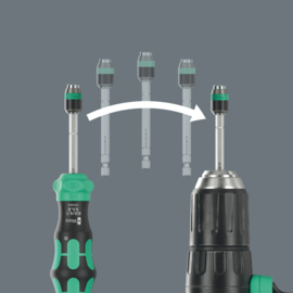 Wera Kraftform Kompakt 25 RA-R met etui, 6‑delig 05051515001