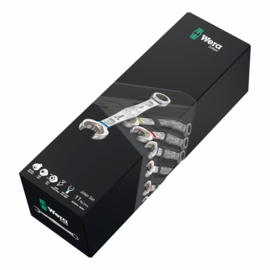 Wera Joker 11-delig  steek-ringratelsleutels 8 - 19 mm 05020013001