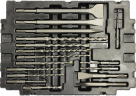 Makita Boor en beitelset SDS-PLUS 17-delig in Mbox1 - B-53877