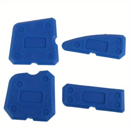 Silicone afstrijkset kitrubber strijkplaatjes