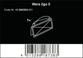 Wera 2go 5 gereedschapshouder 05004354001