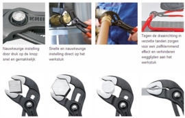 Knipex Cobra Hightech waterpomptangen 87 01 125