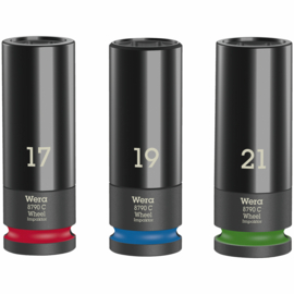Wera Wheel Impaktor C Set 1 Doppen set, met 1/2" -aandrijving, 3-delig 05004595001