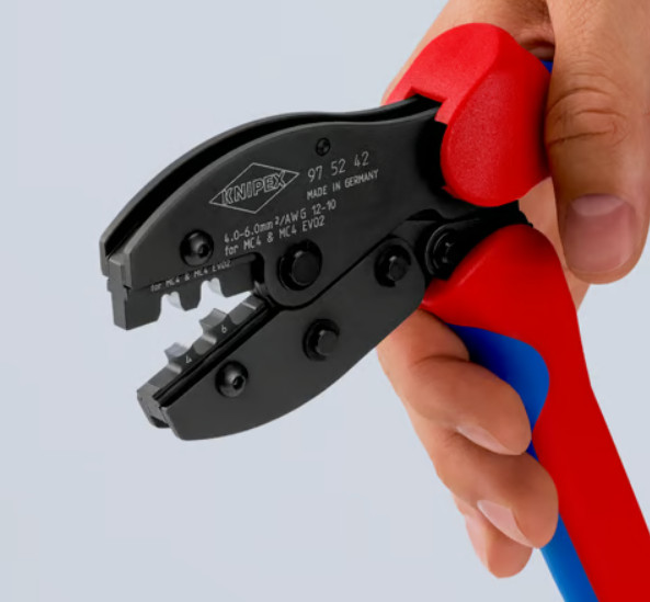 Knipex  PreciForce Krimptang voor MC4/MC4 EVO 2-connectors 97 52 42
