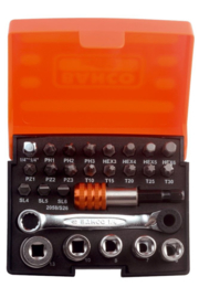 Bahco 26-delige bit- en doppenset 2058/S26