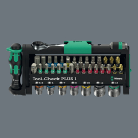 Wera Tool-Check Combi 1, 40‑delig 05049070001 + knipex