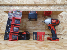 StealthMounts BM-MW18-RED-6 Accuhouder voor Milwaukee M18