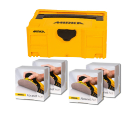 Mirka set Abranet Ace 125mm in systainer KIT2025CDMBX10