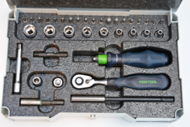 Festool ratel set doppen set  ¼ CE-RA-Set 37 497881