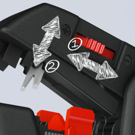 knipex Automatische afstriptang 12 62 180