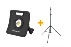 ScanGrip SET: Bouwlamp dimbaar Nova 6K 6000 lm + Tripod / Statief 1-3 m OP=OP ACTIE