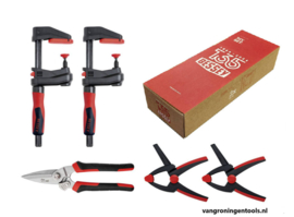 Bessey SET1-A Actieset met span- en snijgereedschap