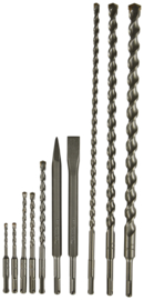 Makita 10-delige SDS Plus boor/beitel set in luxe aluminium koffer – D-21191