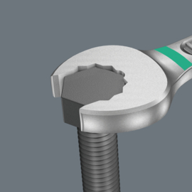 Wera 9641 Magneetstrip 6003 Joker 2 ringsteeksleutelset, 5‑delig 05020234001
