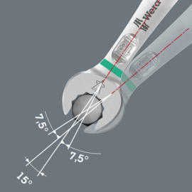Wera 9641 Magneetstrip 6003 Joker 2 ringsteeksleutelset, 5‑delig 05020234001