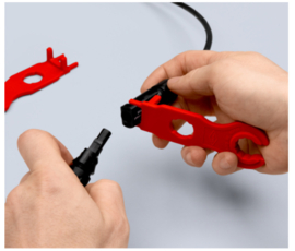 Knipex 97 49 66 2 Montage gereedschapset  zonne-energieconnector