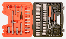 Bahco S800 DOPPENSET 1/4INCH & 1/2INCH 77 DELIG