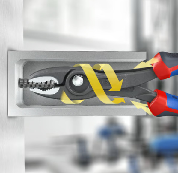 Knipex TwinGrip Voor- en zij-grijptang 82 02 150