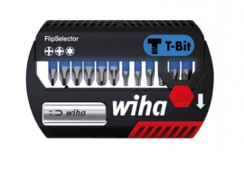 Wiha Bitset FlipSelector T-bit  25 mm Phillips, Pozidriv, TORX 13-delig  41824