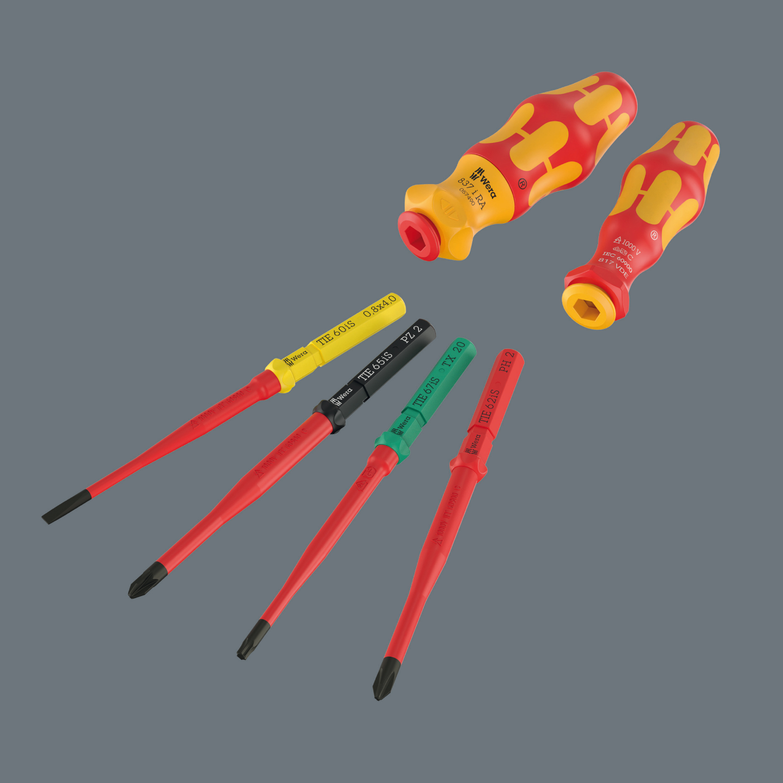 Wera Kraftform Kompakt VDE 17 extra slim 2 Tool Finder, 17‑delig 05006610001