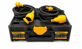 Stanley verlengsnoeren 2x5 meter in systainer