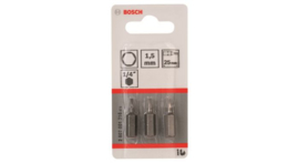 Bosch 2607001716 Inbus Bit 25 mm Extra Hard - HEX1,5 (3st)