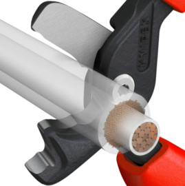 KNIPEX 95 12 225 StepCut® XL Kabelschaar met getrapte snede