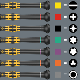Wera 1567 TORX® HF ESD Kraftform Micro Schroevendraaier met Vasthoudfunctie, TX 3  x 40 mm