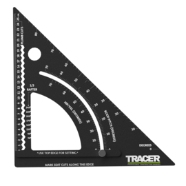 Tracer APS12 Winkelhaak 12" 305 mm met graden instelling