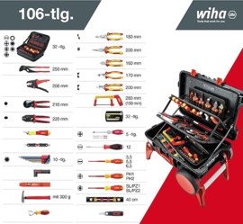 Wiha Gereedschapskoffer set XXL III elektricien 44128