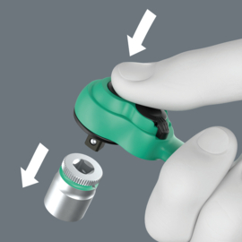 Wera 8100 SA 14 Zyklop Comfort ratelset, omschakelpal, 1/4"  05005541001