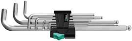 Wera 950 PKL/9 SM N Stifsleutelset, metrisch, verchroomd, 9 -delig - 05022087001