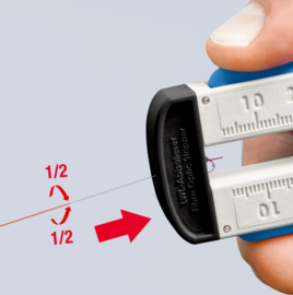 Knipex 12 85 110 SB Stripgereedschap voor glasvezelkabel