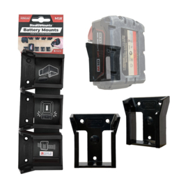 StealthMounts BM-MW18-BLK-6 Accuhouder voor Milwaukee M18