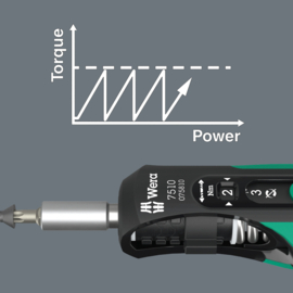 Wera 7510 Kraftform Safe-Torque Speed draaimomentschroevendraaier, 1-3 Nm 05075810001