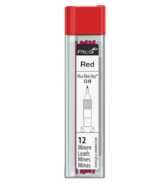 Pica Fine Dry 7031 Navulling rood - 12 staafjes
