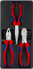 Knipex 00 20 11 V01 Montage-tangen-set 1 x 26 15 200, 1 x 03 05 180, 1 x 74 05 180