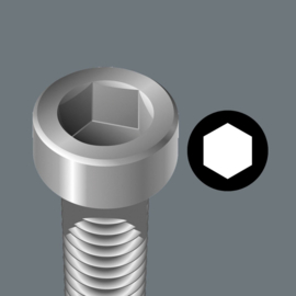 Wera 840/4 Z Zeskant inbus Bits, 1.5 x 50 mm 05059602001