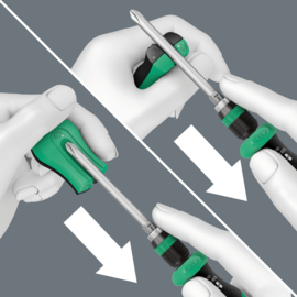 Wera 9752 Schuimrubberen inzetstuk met Kraftform Kompakt ratelset 1, 24‑delig 05150152001