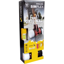 Halder Simplex Plus Box SIMPLEX soft Ø 60 en Stabila 80 AS 20 cm