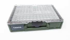 Tanos Systainer³ Organizer M 89 met 6 bakjes natuur olijfgroen