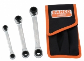 Bahco Ring-ratelsleutel set S4RM/3T