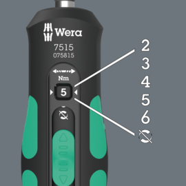 Wera 7515/16 Kraftform Safe-Torque Speed Universal 1, 16‑delig 05075851001